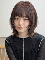 サンド クリア 横浜本店(sand clear) 巻ける縮毛矯正レイヤーロブ透明感カラー