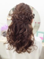 ヘアーセットサロン ピンキー(Hairset Salon Pinky) Pinky☆編み込みあれんじハーフアップ