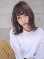 ネス(ness)&nbsp;[RIMMA]ナチュラルピンクグレージュ//切りっぱ外ハネ