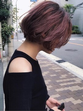 サン(son) ピンクベージュボブ