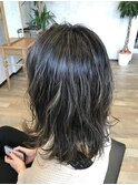 こなれ感ネイビーアッシュ