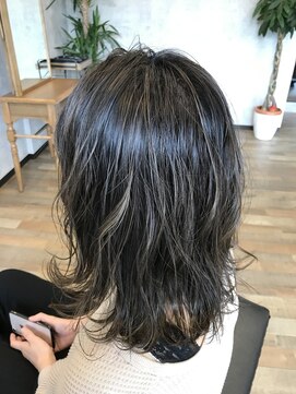 ティーブリッジ ライフヘア(T.BRIDGE lifehair) こなれ感ネイビーアッシュ