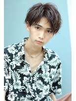 リップス 表参道店(LIPPS)&nbsp;ルーズウェーブ×センターパート【シーアロハマッシュ】