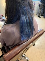 ヘアサロン シロップ(Hair Salon Syrup) [Syrup・山谷慎太郎] 「インナーカラー☆ネイビーブルー」