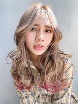 ゆるふわナチュラルロング_ココアブラウンセシルカット_27706