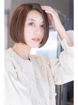 ケイト(kate) 【kate 】大宮  シナモンベージュ×タイトボブ