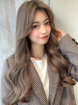 アフロート ディル(AFLOAT D'L) ネイビージュ/チェリーブラウン/くびれヘア/コンマヘア