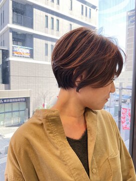 ノア ヘアデザイン 町田店(noa Hair Design) マルミショート×髪質改善ヘアカラー