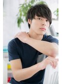 重めバングのネビージュ大人っぽ韓国マッシュc1