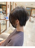 【just hair 京急久里浜】エアリーショート/インナーカラー