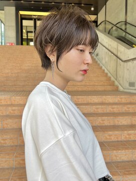 ジアン バイ ミルボン NU茶屋町+(GIEN by milbon) 春先取り！これがショートのくびれヘアー！@田中俊成