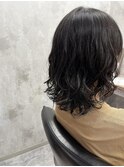 ミディアムふんわりパーマ