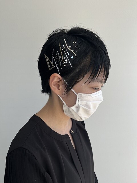 ショートヘアアレンジ