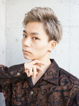 マイロ(mailo) ケアブリーチグレージュ+かき上げヘア