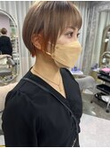 大人かわいい1'0代20代インナーカラーオレンジケアブリーチ