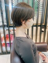 ヘアアンドデイスパ アグー(hair&dayspa AGU) 【横須賀中央　AGU】大人かっこいいショートボブ20代30代40代