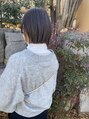 美容室シオン 城東店(sion) ぱっつと切りっぱなしボブスタイル