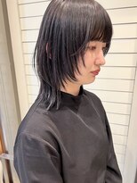 ネオリーブ アンド 渋谷店(Neolive &)&nbsp;【韓国／ウルフカット】暗髪×オシャレウルフ