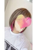 ピンクインナーカラー