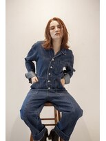 エアー 青山(AIR)&nbsp;外ハネミディアム/10代、20代、30代/オレンジブラウン