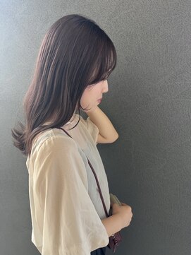 イロ プラス 南田宮店(iro+) lavender graige ×  layer style