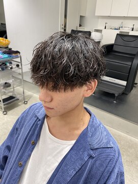 フィフス 栄(fifth) 無造作パーマ波巻きツイストスパイラルパーマツーブロック栄