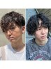 ［平日限定］メンズカット+ケアパーマ+頭皮ケア[船橋/船橋美容室/船橋駅]