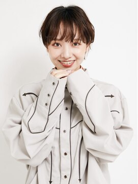 オンク 新宿(onk) 黒髪/グレーベージュ/レイヤーロング/前髪パーマ[新宿駅]