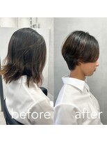 ヘアサロン ドットプラス 町田店(dot. plus)&nbsp;【中西里美】バッサリ大人ショート