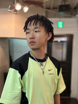 ビーバイエイトジェンツ(Bee by EIGHT GENTS) カルマパーマ/ベリーショート/ダークアッシュ/ニュアンスパーマ