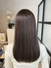 カット＋透明感カラー＋コスメストレートor縮毛矯正＋マイクロバブル ￥23000