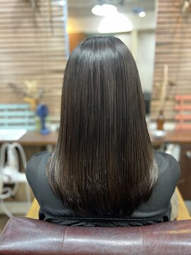 ルアン(Luan) 髪質改善カラー　オリーブアッシュ