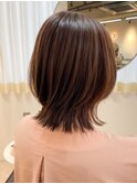 ウルフショートx大人グレージュカラー 20代30代40代50代