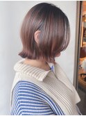 【morio原宿】ボブ 外ハネ 耳かけ ヘアドネーションカット