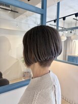 ラソニシカサイ(Lazo nishikasai)&nbsp;超モード前下がりショート・アッシュグレー