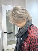 メンズホワイトベージュ