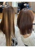 美髪矯正ボブで朝のスタイリング5分　髪質改善　岐阜