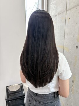 ディジョン 自由ヶ丘(Dijon) 韓国顔まわりレイヤーカットグレージュオリーブベージュブラウン