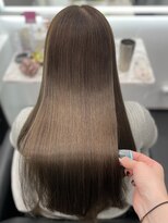 ピリオド 赤坂(Period.) ロングヘアーベージュカラー上級髪質改善　赤坂見附