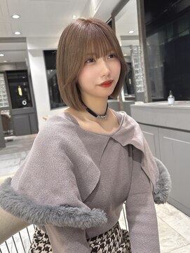 ロンド ジュルード 名古屋(Lond jeloud) カットだけでまとまる韓国ストレートボブ
