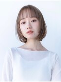 20代30代切りっぱなしレイヤーボブ/髪質改善ストレート