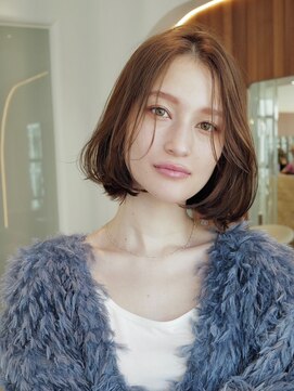 エースハバナ 渋谷(1 HAVANA) チョコグレージュ/20代30代大人かわいい/ミディアムレイヤー