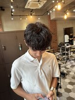 シェノン オム 梅田(CHAINON HOMME)&nbsp;MEN'S HAIR/束間ショート/コンマヘア/ツーブロックマッシュ