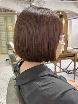 コク 千葉駅西口(COQU) 丸みボブ × チョコレートブラウン【千葉優希】