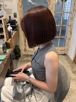 ナルヘアー 越谷(Nalu hair)&nbsp;ボブ/肩上ボブ/レッド系カラー