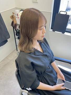 ゴウトゥデイシェアサロン 町田店(GO TODAY SHAiRE SALON) 明るめオリーブカラー♪