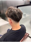 短髪 ツーブロック スキンフェード　