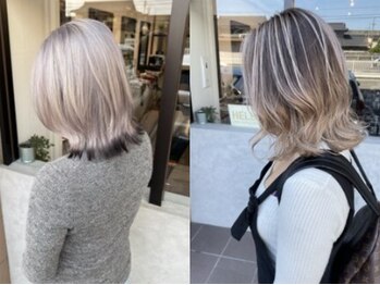 ソル ヘアー デザイン(SOL HAIR DESIGN)の写真/「ダメージレス×デザイン」にこだわり一人ひとりに合った施術工程でご希望の色味を再現♪ノンブリーチも◎