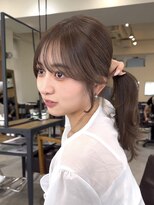 コート 表参道(Cote)&nbsp;美髪レイヤーカット／顔まわりレイヤー／ロングレイヤ 一/前髪