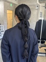 ネアー 新潟(NEER)&nbsp;アプリコットオレンジ/くびれヘア/ウェーブショート［新潟］